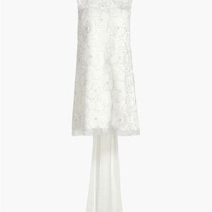 Self-Portrait White Floral Lace Dress